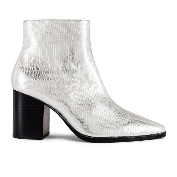 House of Harlow 1960 x REVOLVE Jack Bootie in Silver | 6.5 NEW - Picture 1 of 7